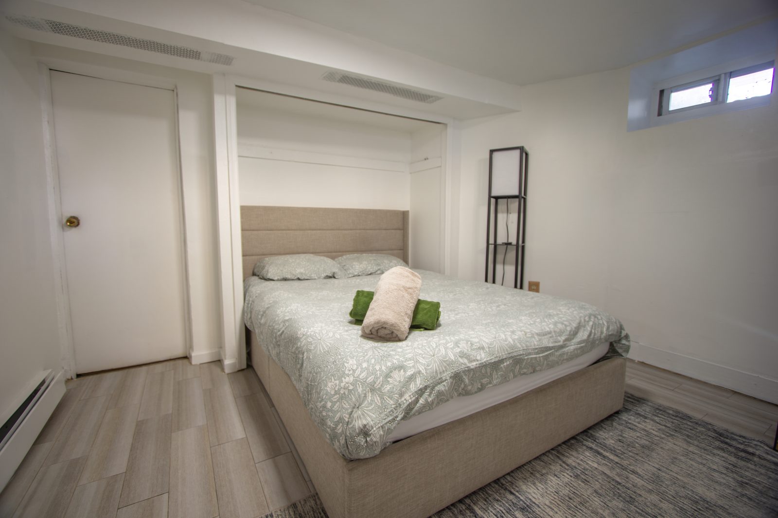 Staged Airbnb guest bedroom